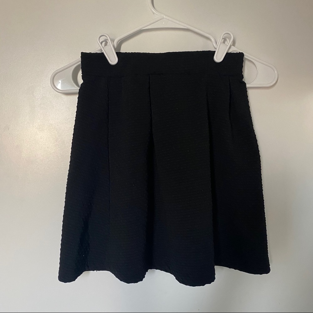 Blue Steel Flare High Waisted Textured Skirt XS